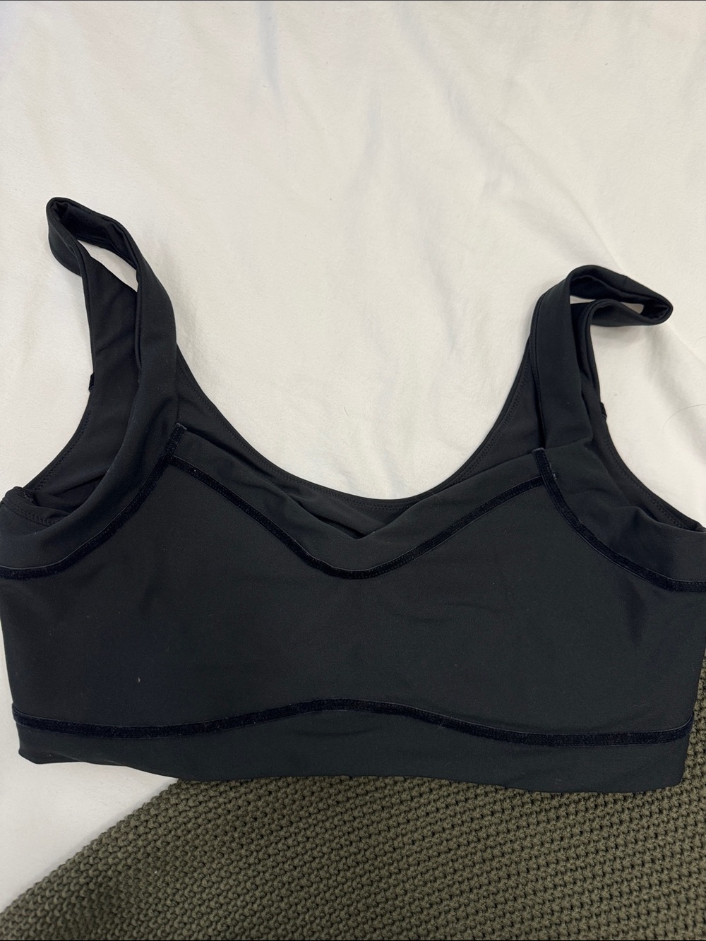 YPB Black Sports Bra NWOT